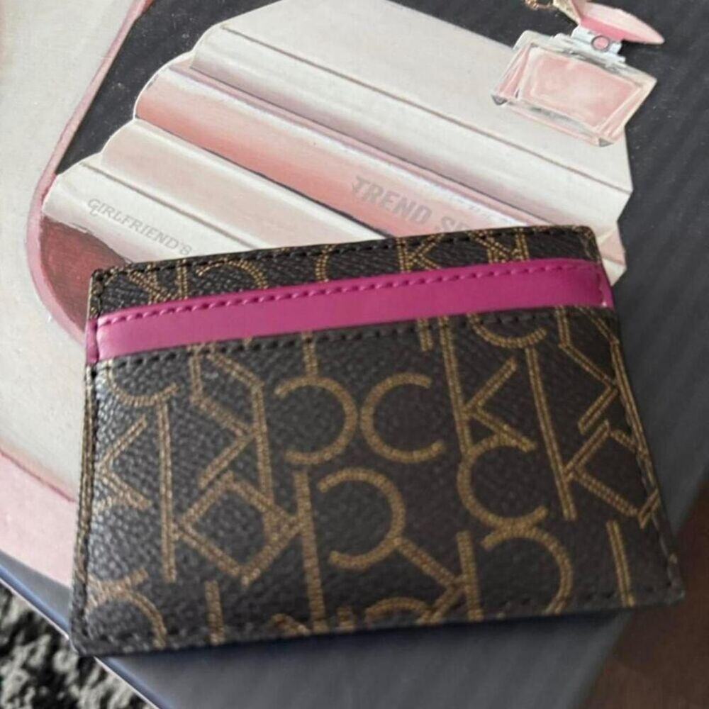 Slim card holder with calvin - Picture 2 of 3